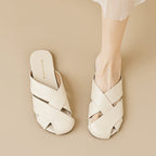 Damen elegante Clogs mit geschmackvollem Riemendesign