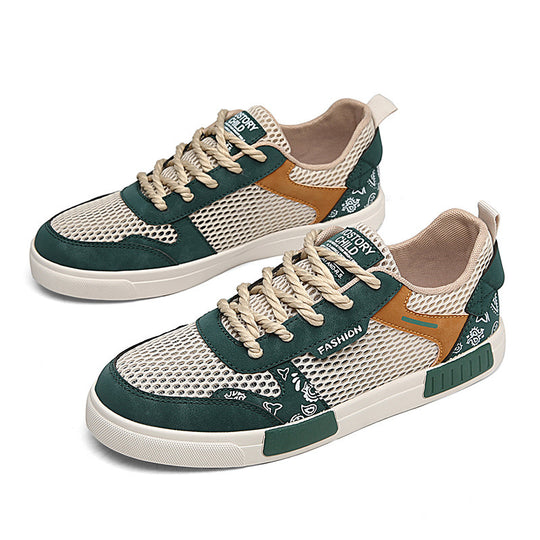 Damen Modische Sneakers mit atmungsaktivem Mesh-Obermaterial und stoßdämpfender Sohle R&B