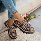 Damen Modische Loafers mit komfortablem Plateau und eleganter Sohle