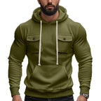 Herren Hoodie mit praktischen Brusttaschen R&B