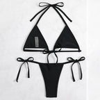 Damen Cut-Out Bikini mit Schnürdetails R&B