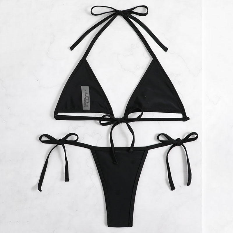 Damen Cut-Out Bikini mit Schnürdetails R&B