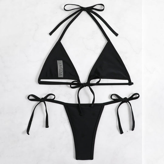 Damen Cut-Out Bikini mit Schnürdetails R&B