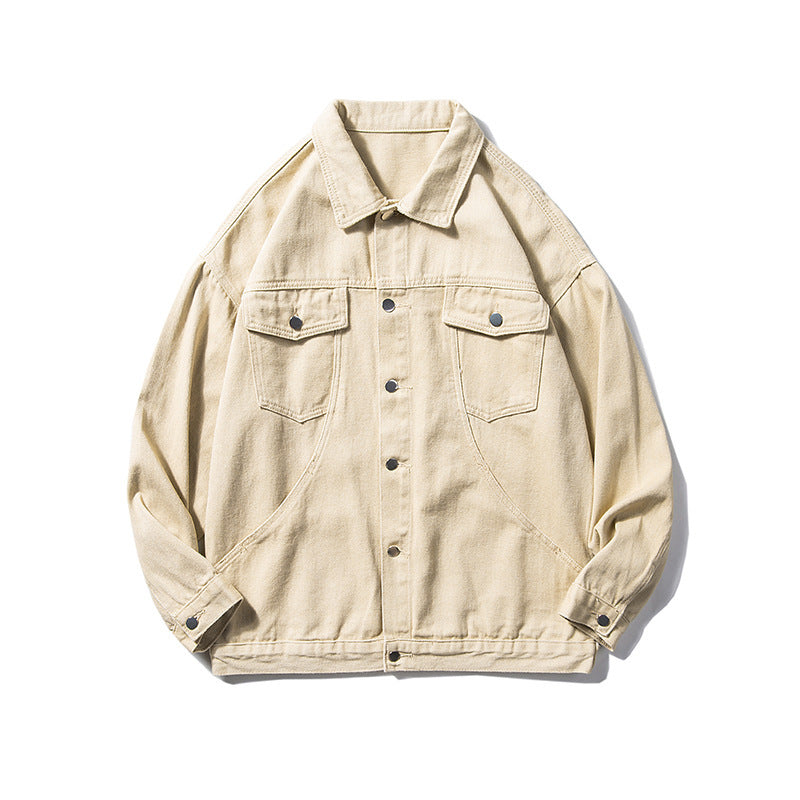 Damen Casual Utility-Jacke mit klassischen Druckknöpfen und praktischen Taschen