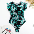 Damen Schwimmanzug mit floralen Mustern R&B
