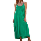 Damen Maxi-Kleid aus leichtem Chiffon mit trägerlosem Design R&B
