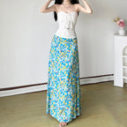 Damen Bandeau-Oberteil mit floralem Muster und geflochtenem Detail R&B