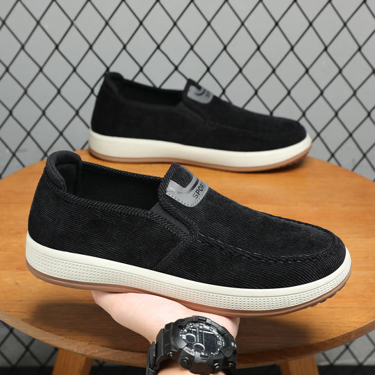 Damen lässige Clogs aus cordartigem Material R&B