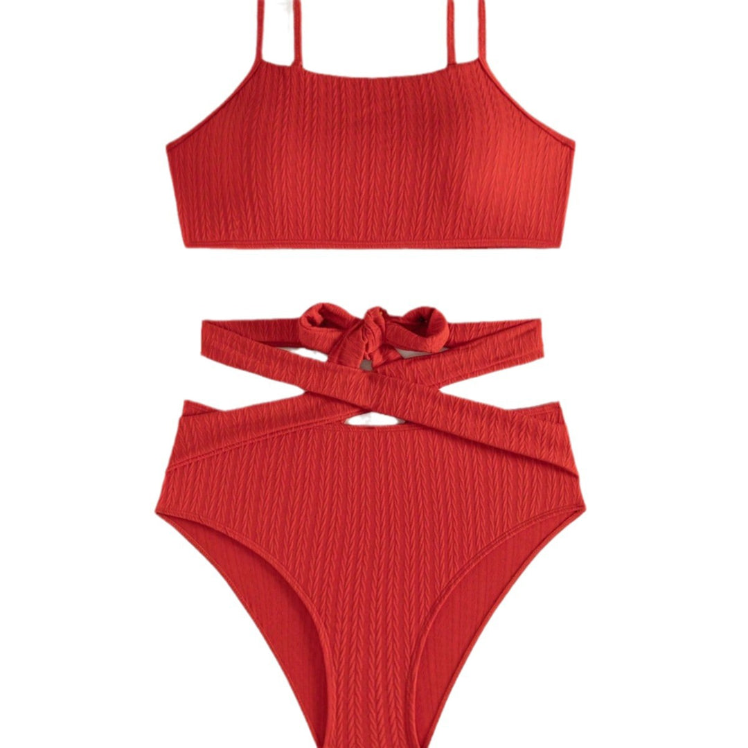 Damen Hochtaillierter Bikini mit angesagtem Schnitt R&B