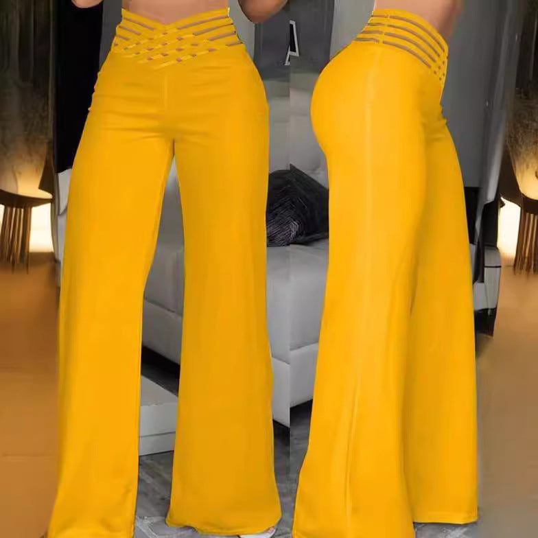 Damen Elegante und bequeme Schlaghose R&B