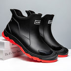 Herren Gummistiefel mit rutschfester Sohle und flexiblem Einstieg R&B