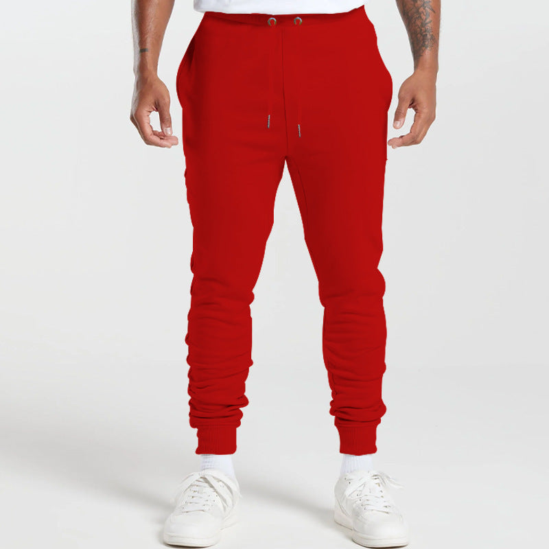 Herren Sportsweatpants mit gestreifen elastischen Bündchen und praktischen Seitentaschen R&B