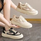 Damen modische Sneakers mit atmungsaktiver Mesh-Oberfläche und robustem Sohlenprofil R&B