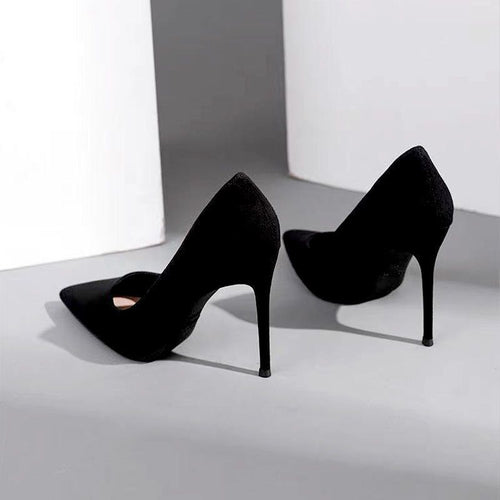 Damen elegante High-Heels mit schmalem Zehenbereich und verschiedenen Absatzhöhen R&B