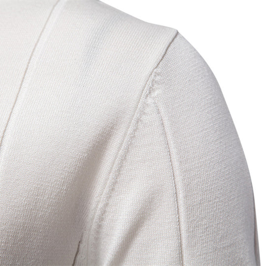 Herren Polohemd mit kurzer Knopfleiste und strukturiertem Design R&B