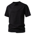 Herren T-Shirt mit modernem Ausschnitt und komfortablem Schnitt