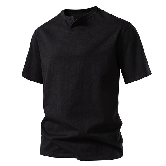 Herren T-Shirt mit modernem Ausschnitt und komfortablem Schnitt R&B