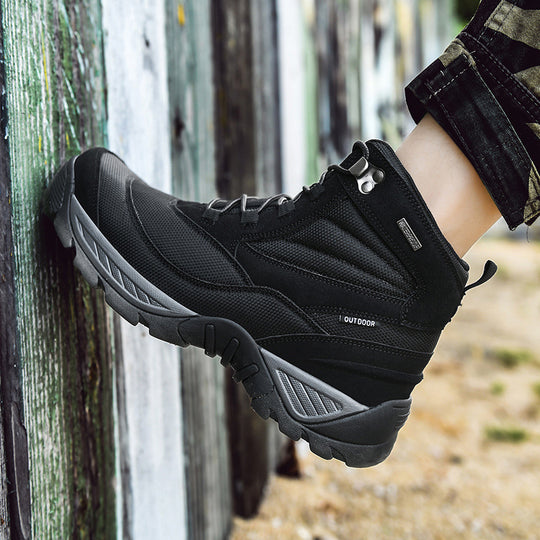 Herren Multifunktionale Outdoor-Schuhe mit hohem Knöchelschutz R&B