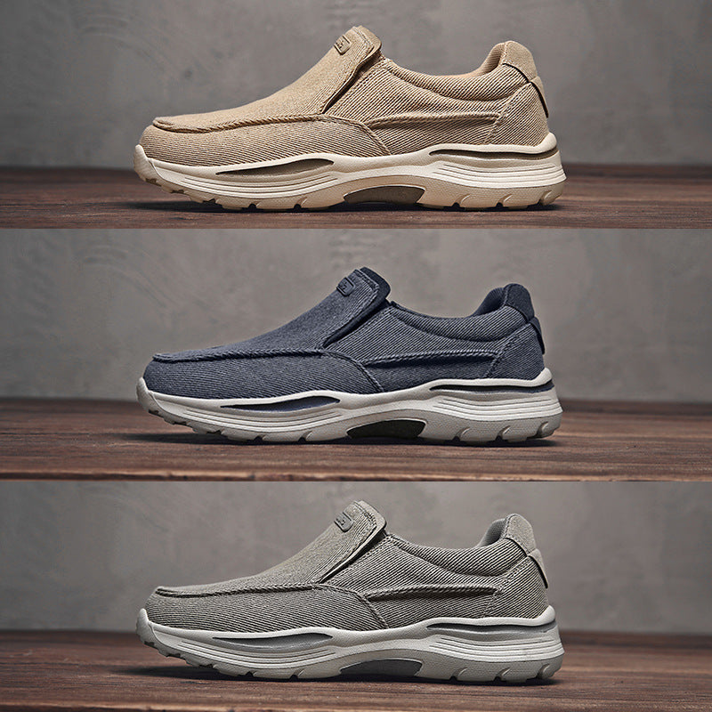 Damen Bequeme Slip-On Sneakers mit elastischer Sohle R&B