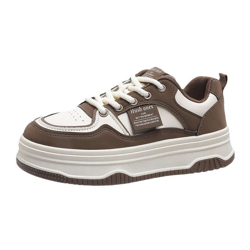 Damen Sneakers im sportlich-eleganten Design mit hoher Sohle