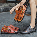 Herren Freizeitliche Sandalen mit rutschfester Sohle und atmungsaktiven Einsätzen R&B