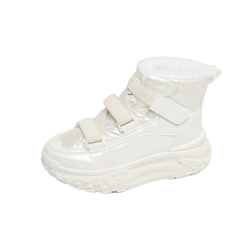 Damen hochgeschnittene Winter Sneakers mit kuscheligem Innenfutter und rutschfester Sohle R&B
