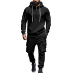 Herren Kapuzen-Sportanzug mit modernem Schnitt und praktischen Taschen R&B
