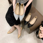 Damen spitze Ballerina Schuhe mit Nieten-Details R&B