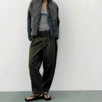 Damen gesteppte Utility-Jacke mit praktischen Taschen und hohem Kragen R&B