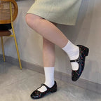 Damen Ballerinas mit dekorativem Herzdesign und patentierter Schuhspitze R&B