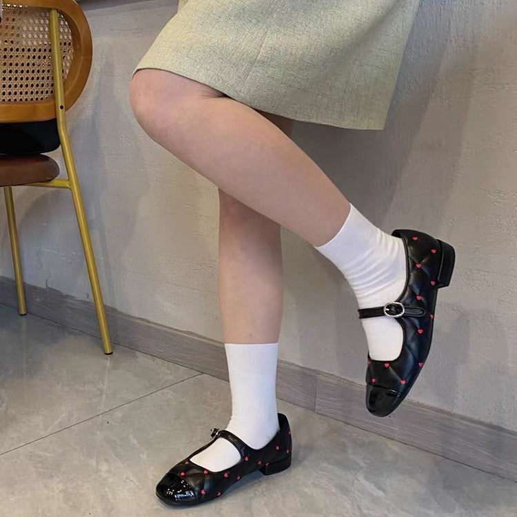 Damen Ballerinas mit eleganter Schnallenakzentgestaltung R&B