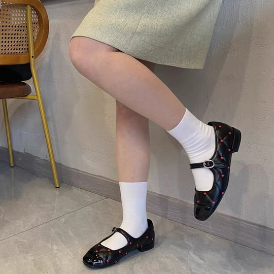 Damen Ballerinas mit eleganter Schnallenakzentgestaltung R&B