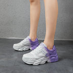 Damen Sportliche Sneakers mit atmungsaktiver Mesh-Oberfläche und robustem Sohlenprofil