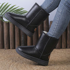 Damen kuschelige Winterboots mit warmem Innenfutter R&B