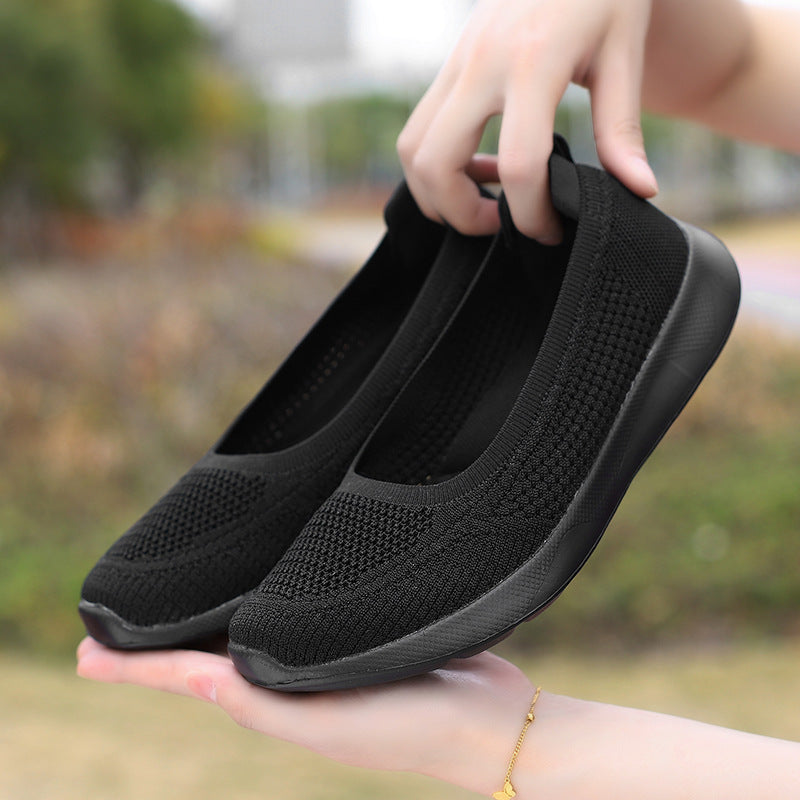 Damen Bequeme und luftige Slip-On Freizeitschuhe