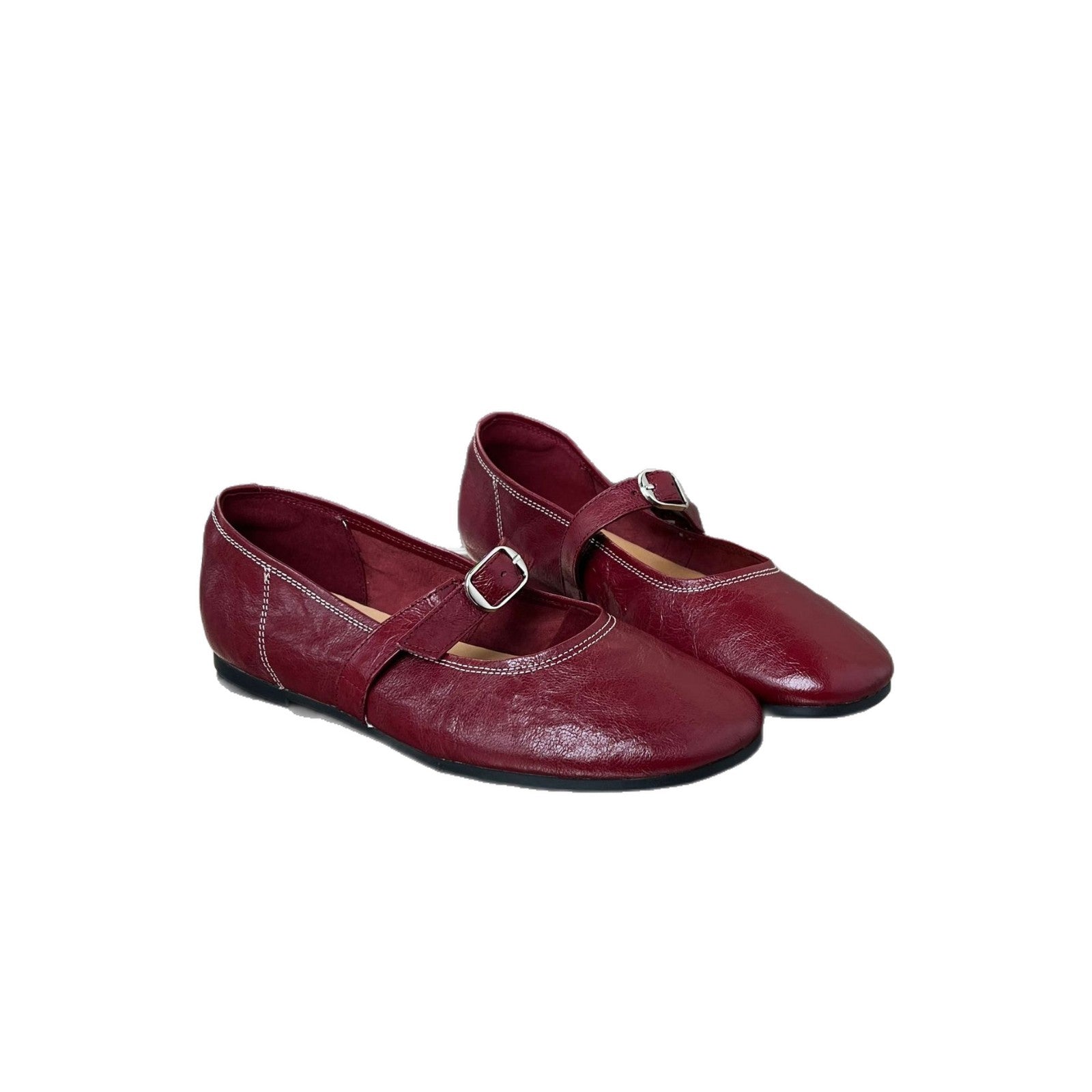 Damen elegante Slipper mit modischem Schnallenverschluss R&B