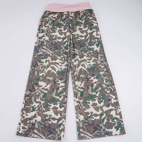 Damen Legere Camouflage-Relax-Hosen R&B