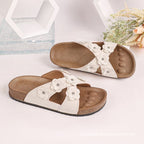Damen Komfortable und stilvolle Blüten-Sandalen R&B