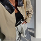 Damen Modische Übergangsjacke mit lässigem Schnitt und eleganten Details R&B