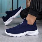 Damen Atmungsaktive Strick-Sneaker mit elastischem Einstieg