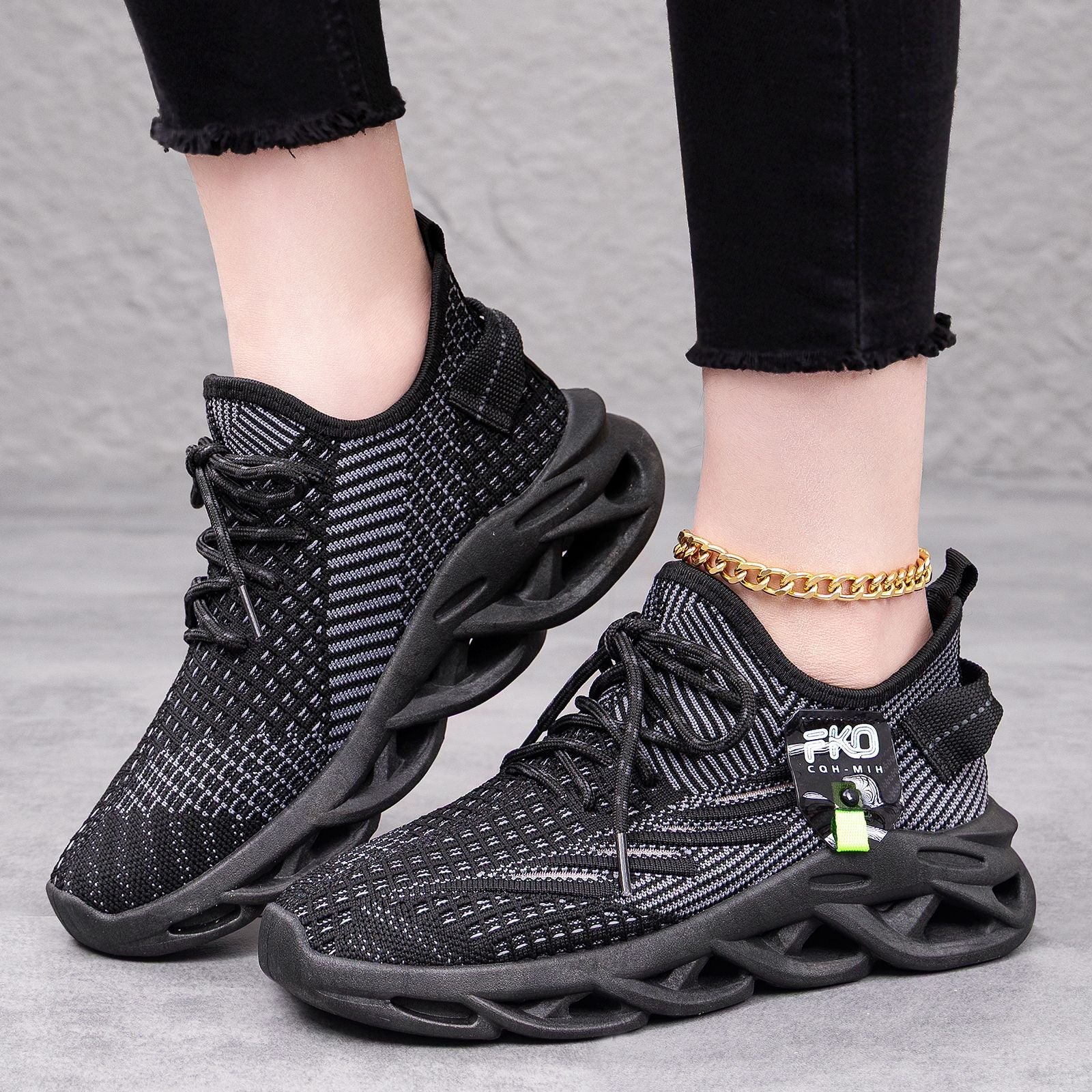Damen Atmungsaktive und dämpfende Laufschuhe R&B