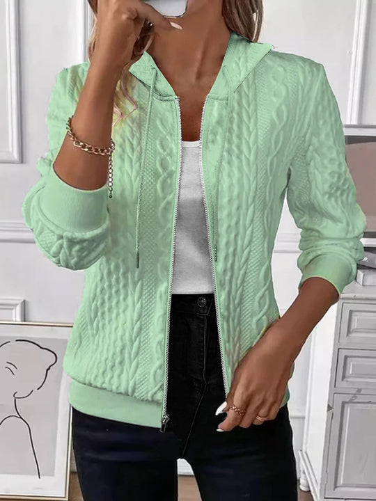 Damen Strickjacke mit Kapuze R&B