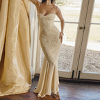 Damen Elegantes Wickelkleid mit Raffungen und asymmetrischem Rock R&B