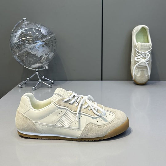 Damen Sportliche Sneakers mit atmungsaktiver Oberflächenstruktur und rutschfester Laufsohle R&B