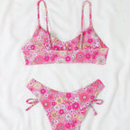 Damen Blumenmuster Bikini R&B