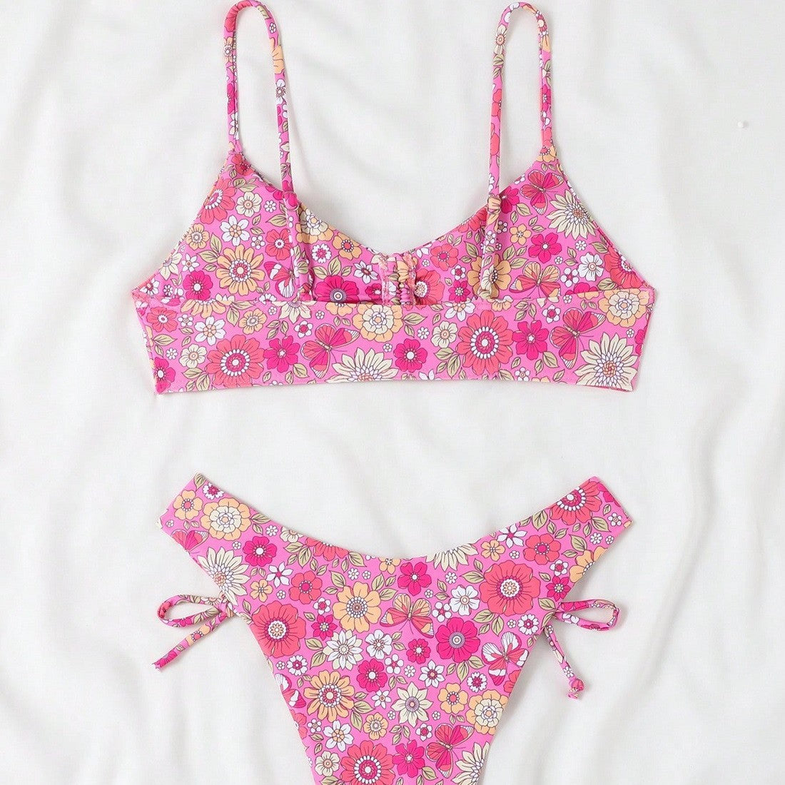 Damen Blumenmuster Bikini R&B