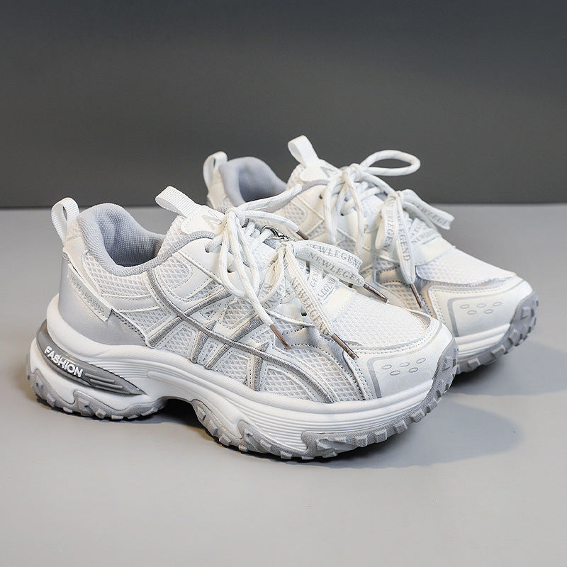 Damen Sportliche Sneakers mit atmungsaktiver Mesh-Oberfläche und stoßdämpfendem Fußbett R&B