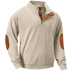 Pullover Herren sportlich mit Knopfdetails und Akzenten