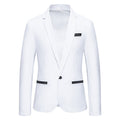 Herren Eleganter Blazer mit kontrastierenden Details