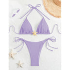 Damen Triangel-Bikini mit verspieltem Muschel-Detail R&B